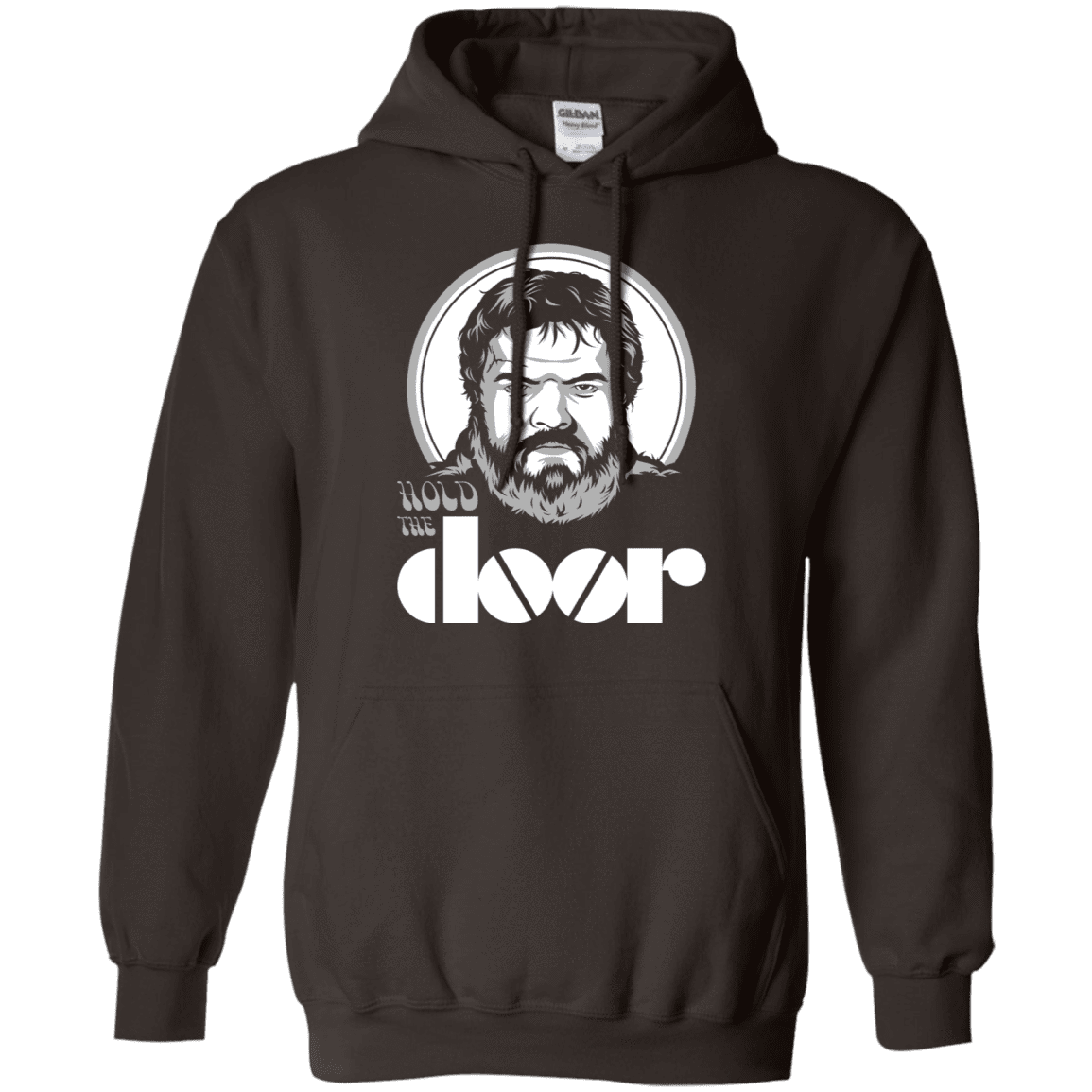 Sweatshirts Dark Chocolate / S Hold the Doors Pullover Hoodie