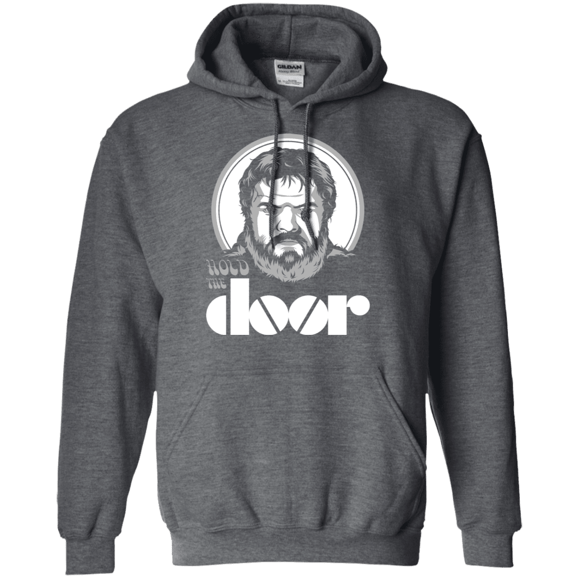 Sweatshirts Dark Heather / S Hold the Doors Pullover Hoodie