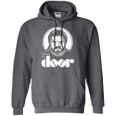 Sweatshirts Dark Heather / S Hold the Doors Pullover Hoodie