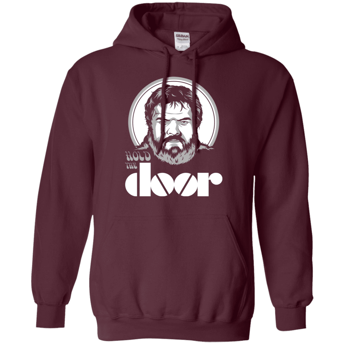 Sweatshirts Maroon / S Hold the Doors Pullover Hoodie