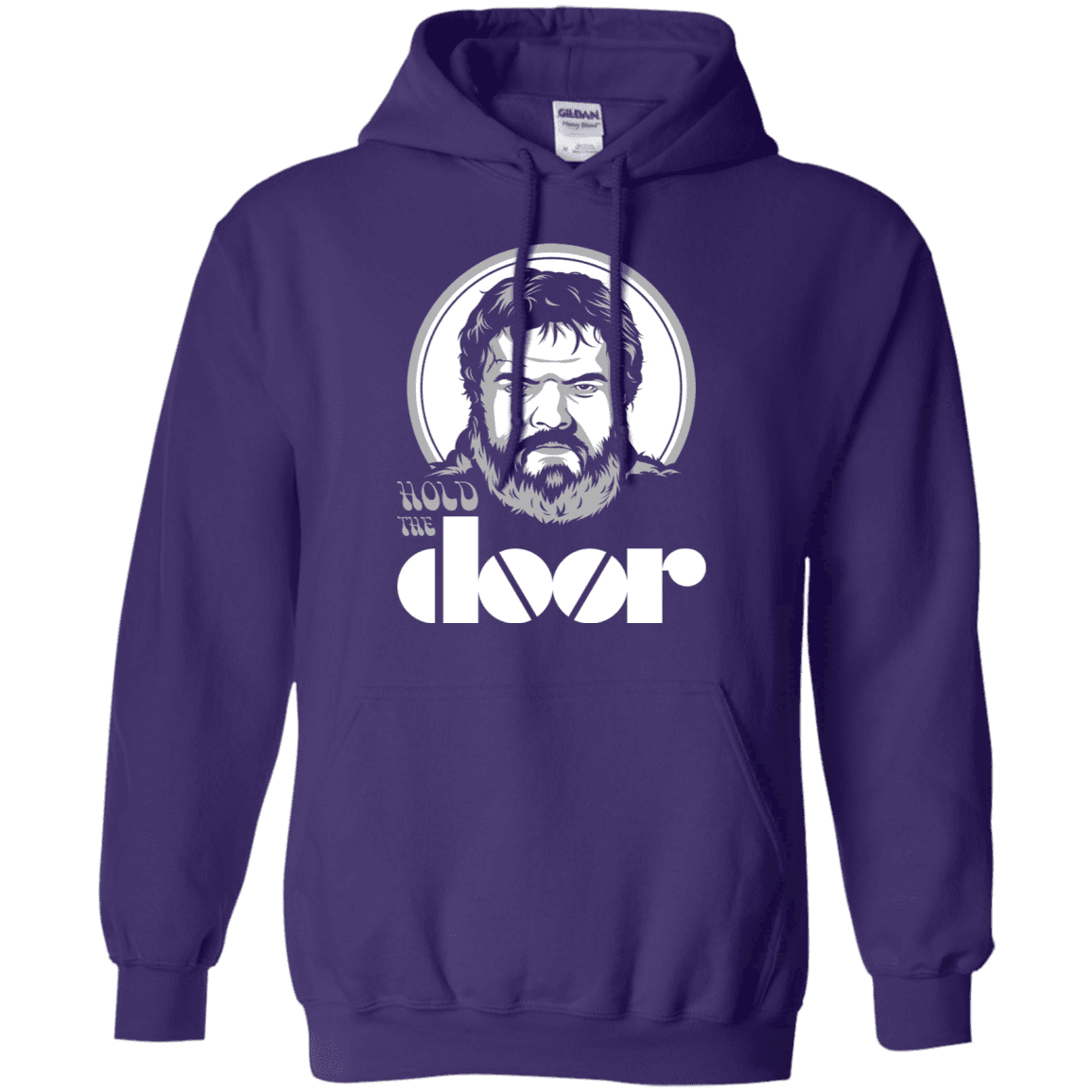 Sweatshirts Purple / S Hold the Doors Pullover Hoodie