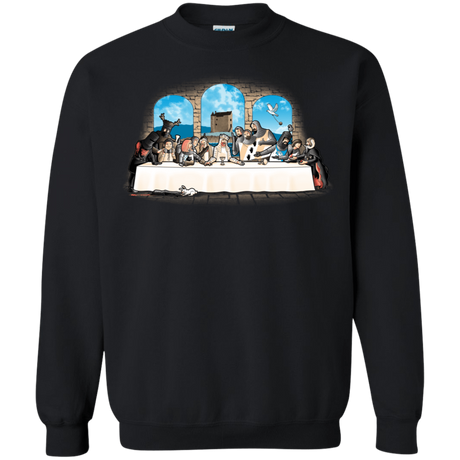 Sweatshirts Black / S Holy Grail Dinner Crewneck Sweatshirt