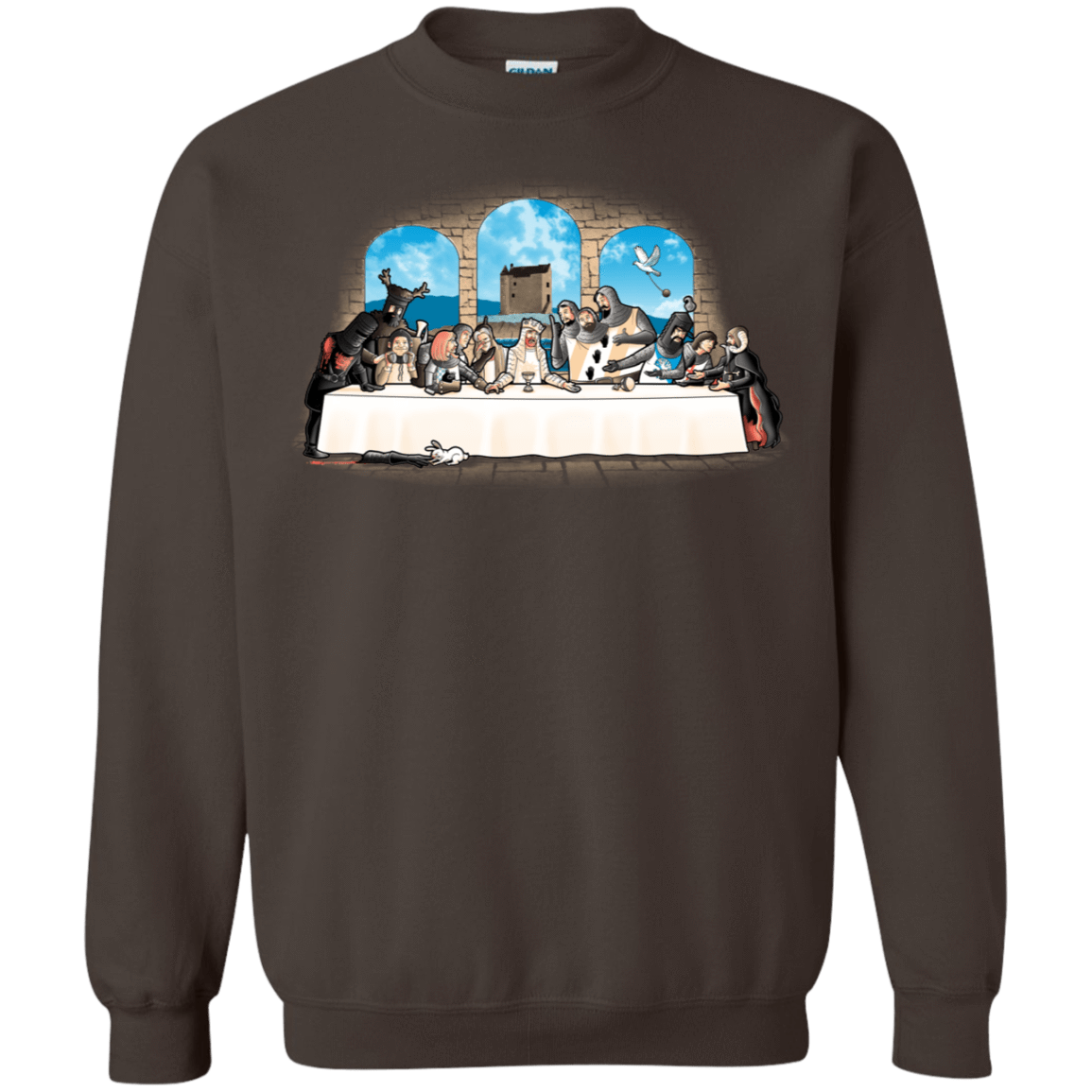 Sweatshirts Dark Chocolate / S Holy Grail Dinner Crewneck Sweatshirt