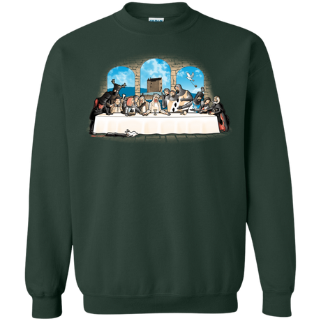 Sweatshirts Forest Green / S Holy Grail Dinner Crewneck Sweatshirt