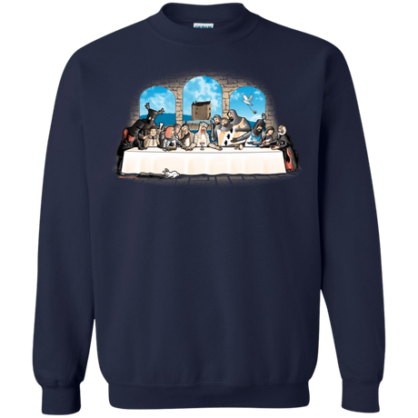 Sweatshirts Navy / S Holy Grail Dinner Crewneck Sweatshirt