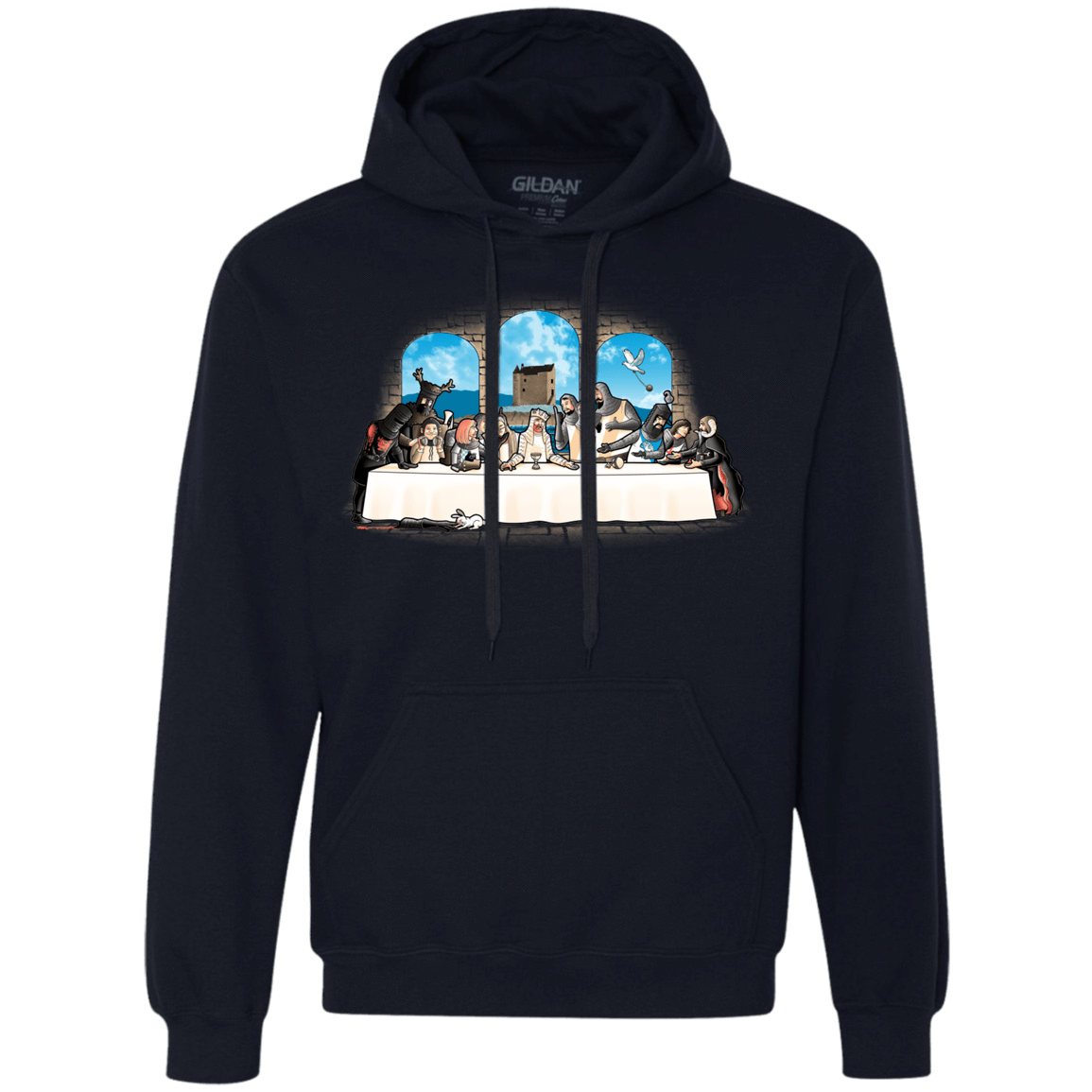 Sweatshirts Navy / S Holy Grail Dinner Premium Fleece Hoodie