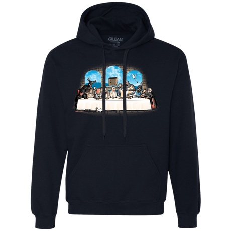 Sweatshirts Navy / S Holy Grail Dinner Premium Fleece Hoodie