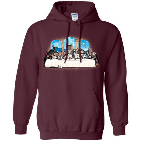 Sweatshirts Maroon / S Holy Grail Dinner Pullover Hoodie