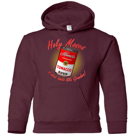 Sweatshirts Maroon / YS Holy moses Youth Hoodie