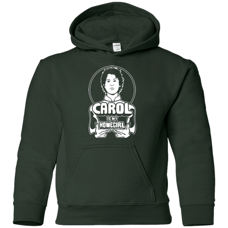 Sweatshirts Forest Green / YS Homegirl Carol Youth Hoodie