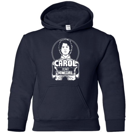 Sweatshirts Navy / YS Homegirl Carol Youth Hoodie
