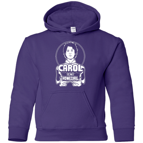 Sweatshirts Purple / YS Homegirl Carol Youth Hoodie