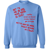 Sweatshirts Carolina Blue / S HOMER CRAZY Crewneck Sweatshirt