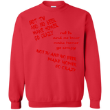 Sweatshirts Red / S HOMER CRAZY Crewneck Sweatshirt