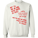 Sweatshirts White / S HOMER CRAZY Crewneck Sweatshirt