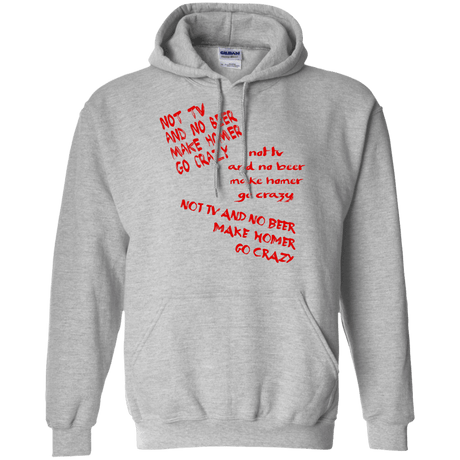 Sweatshirts Sport Grey / S HOMER CRAZY Pullover Hoodie