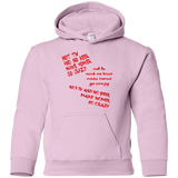 Sweatshirts Light Pink / YS HOMER CRAZY Youth Hoodie