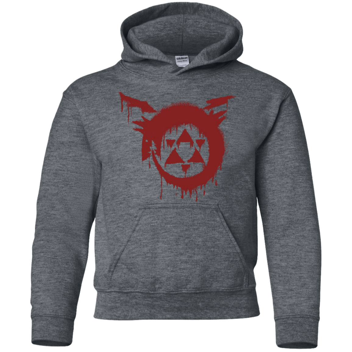 Sweatshirts Dark Heather / YS Homunculus Youth Hoodie