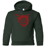 Sweatshirts Forest Green / YS Homunculus Youth Hoodie