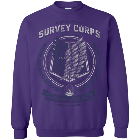 Sweatshirts Purple / Small Hope of Mankind Crewneck Sweatshirt