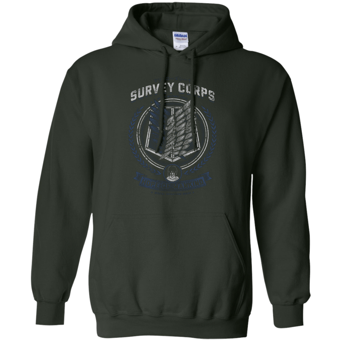 Sweatshirts Forest Green / Small Hope of Mankind Pullover Hoodie