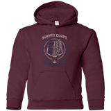 Sweatshirts Maroon / YS Hope of Mankind Youth Hoodie