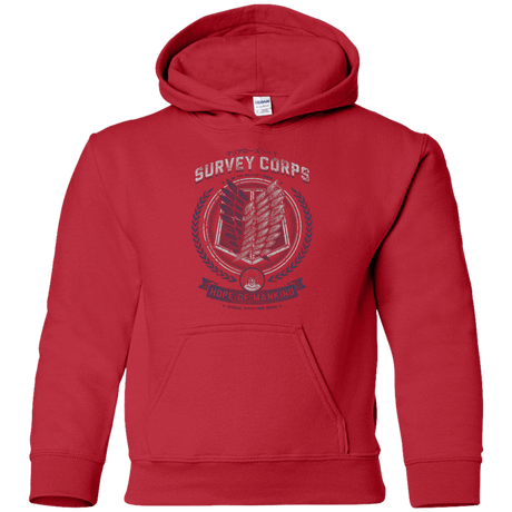 Sweatshirts Red / YS Hope of Mankind Youth Hoodie