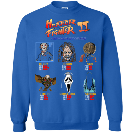 Sweatshirts Royal / Small Horror Fighter 2 Crewneck Sweatshirt