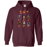 Sweatshirts Maroon / Small Horror Fighter 2 Pullover Hoodie