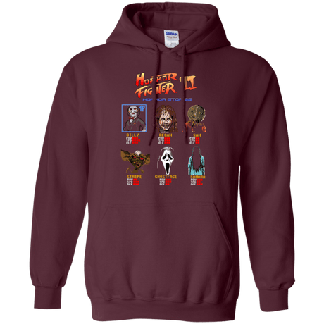 Sweatshirts Maroon / Small Horror Fighter 2 Pullover Hoodie