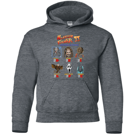 Sweatshirts Dark Heather / YS Horror Fighter 2 Youth Hoodie