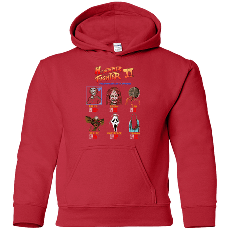 Sweatshirts Red / YS Horror Fighter 2 Youth Hoodie