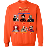 Sweatshirts Orange / Small Horror Fighter Crewneck Sweatshirt