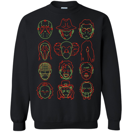 Sweatshirts Black / Small HORROR HEADS Crewneck Sweatshirt