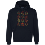 Sweatshirts Navy / Small HORROR HEADS Premium Fleece Hoodie