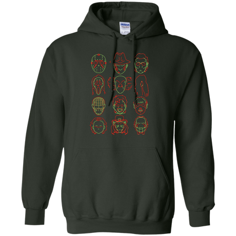 Sweatshirts Forest Green / Small HORROR HEADS Pullover Hoodie