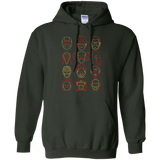Sweatshirts Forest Green / Small HORROR HEADS Pullover Hoodie