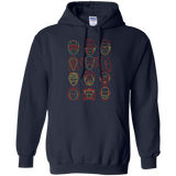 Sweatshirts Navy / Small HORROR HEADS Pullover Hoodie