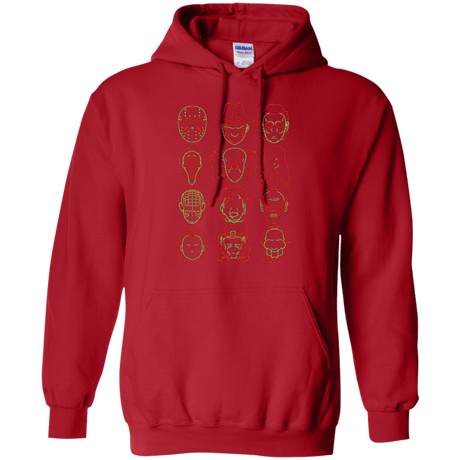 Sweatshirts Red / Small HORROR HEADS Pullover Hoodie