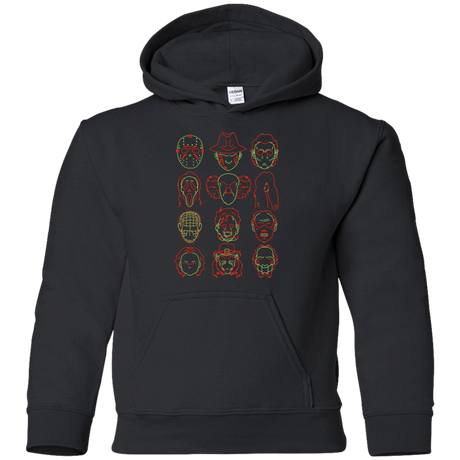 Sweatshirts Black / YS HORROR HEADS Youth Hoodie