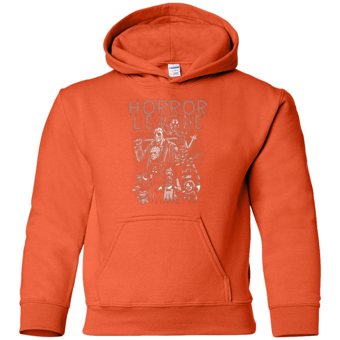 Sweatshirts Orange / YS Horror League Youth Hoodie