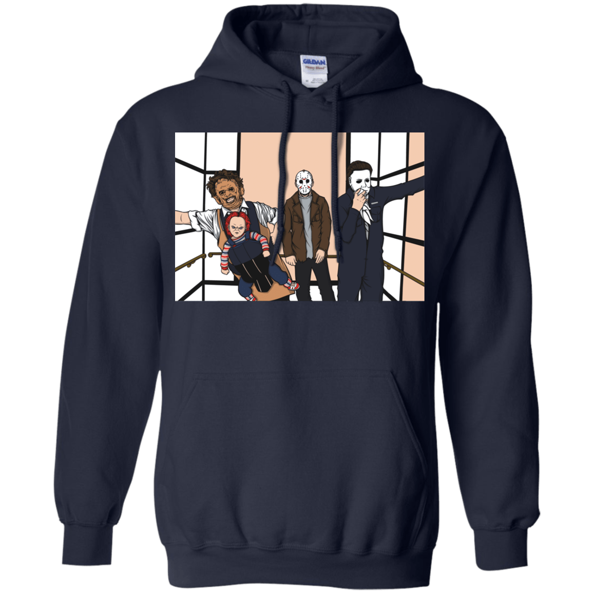 Sweatshirts Navy / S Horror Pack Pullover Hoodie