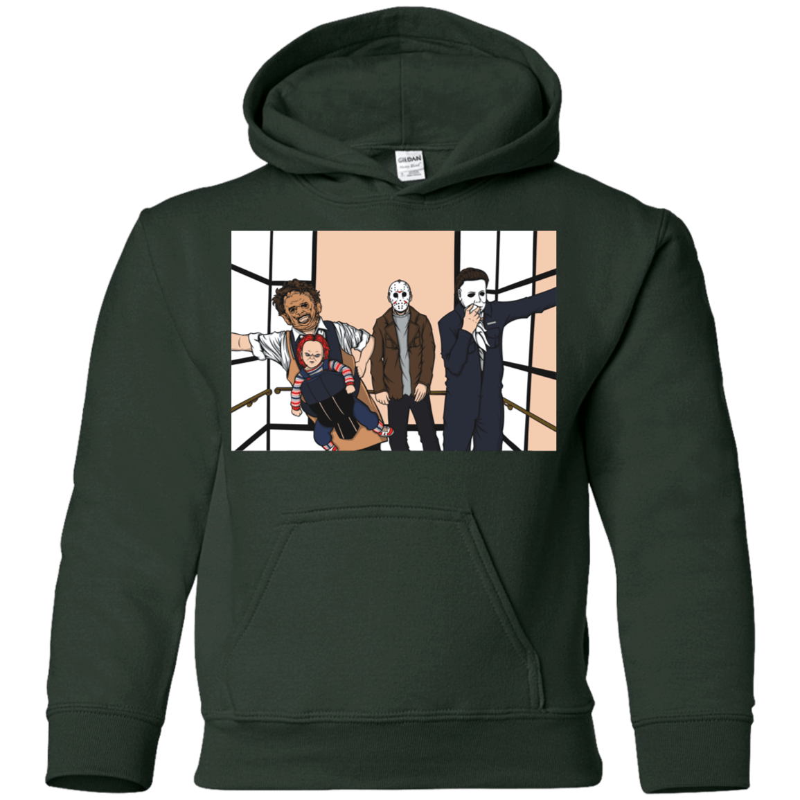 Sweatshirts Forest Green / YS Horror Pack Youth Hoodie