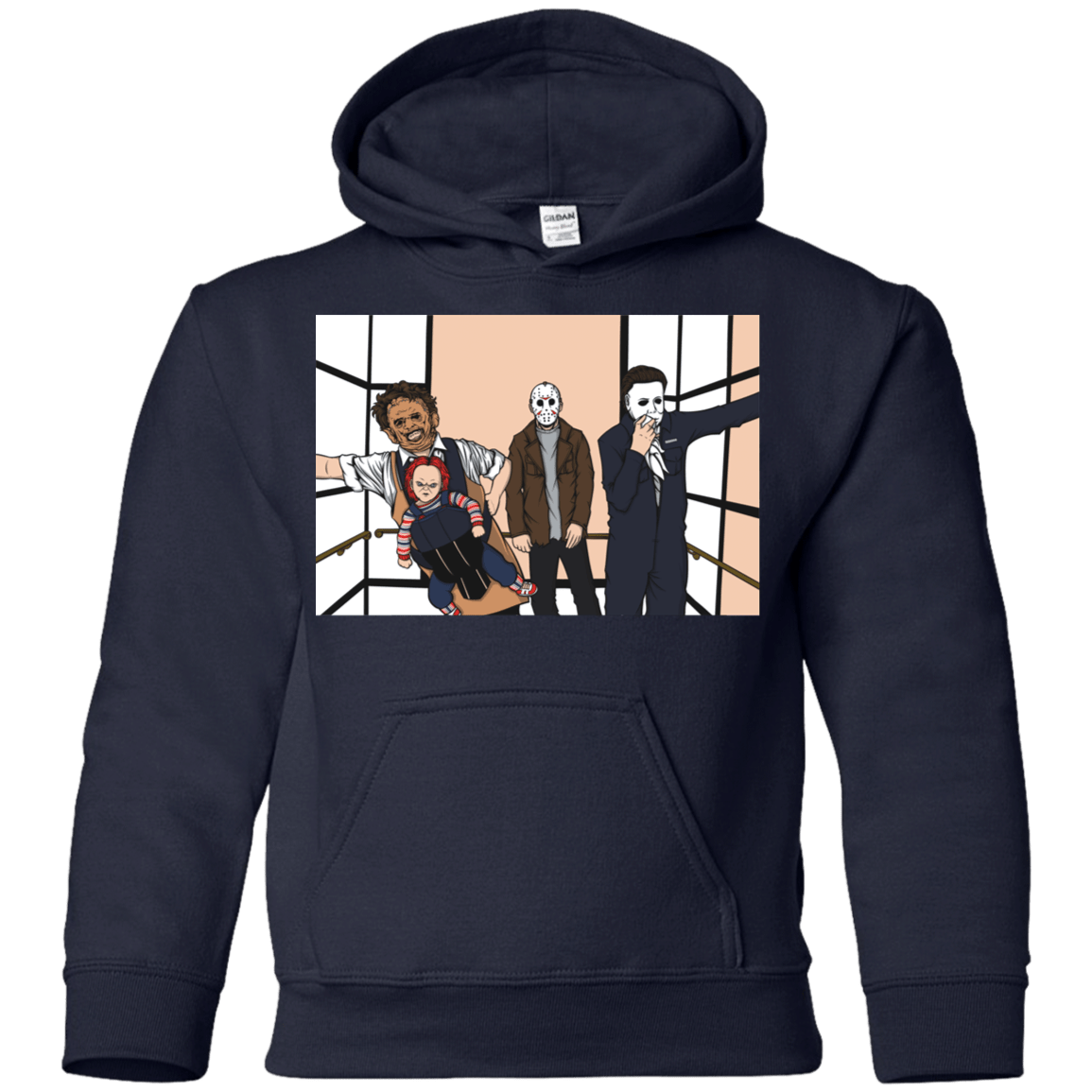 Sweatshirts Navy / YS Horror Pack Youth Hoodie