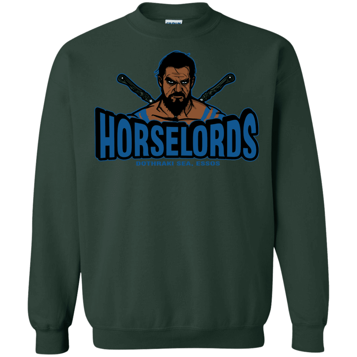 Sweatshirts Forest Green / S Horse Lords Crewneck Sweatshirt