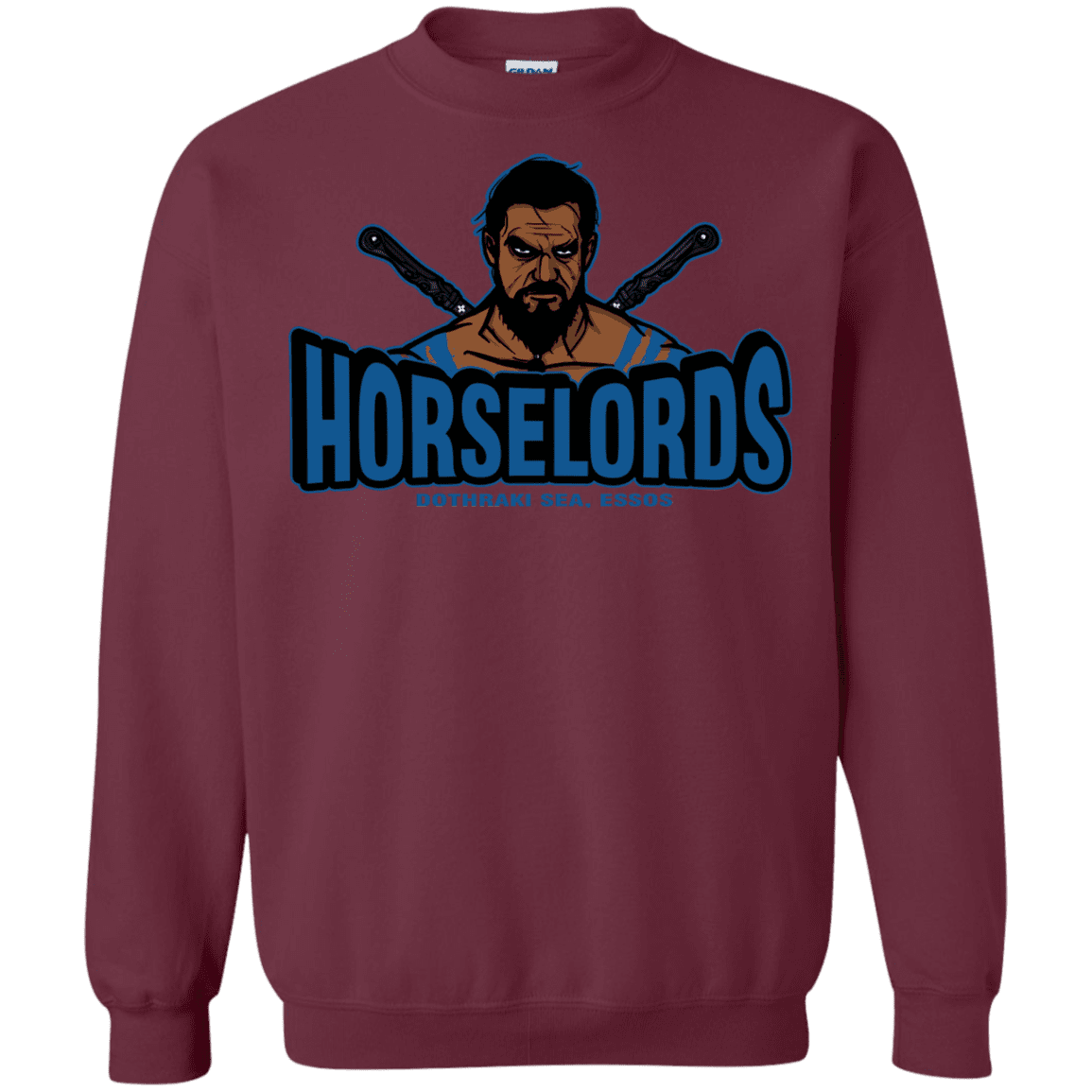Sweatshirts Maroon / S Horse Lords Crewneck Sweatshirt