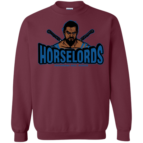 Sweatshirts Maroon / S Horse Lords Crewneck Sweatshirt
