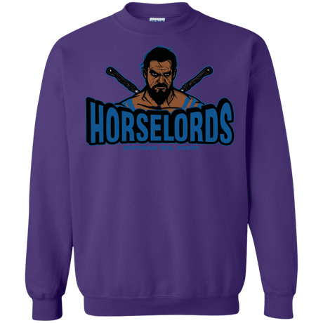 Sweatshirts Purple / S Horse Lords Crewneck Sweatshirt