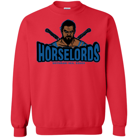 Sweatshirts Red / S Horse Lords Crewneck Sweatshirt