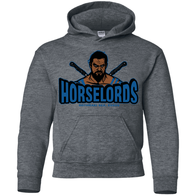 Sweatshirts Dark Heather / YS Horse Lords Youth Hoodie